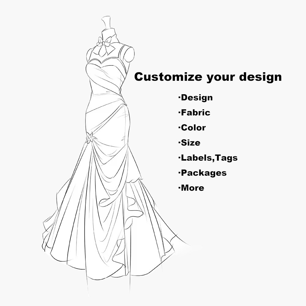 Custom women's evening dress OEM ODM design with V-neck, pleated skirt and tailored structure