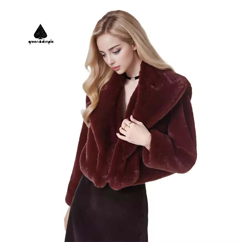 faux fur coat women long and short style fit