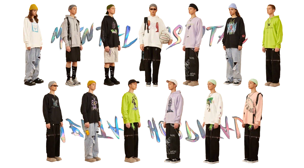 Greendimple custom fleece hoodies for streetwear brand - graphic print