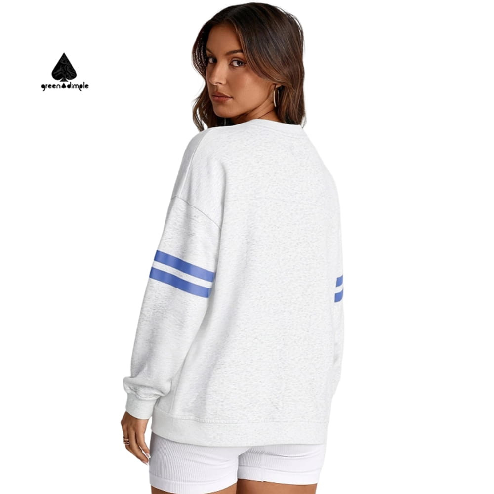 Greendimple oversized sweatshirt back view dropped shoulder streetwear fit