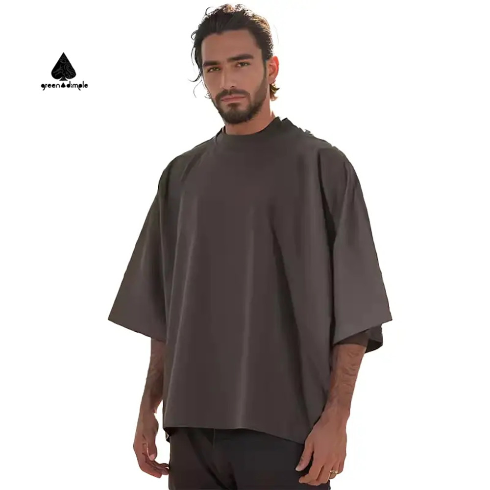 oversized cotton t shirt 300g heavyweight streetwear front view