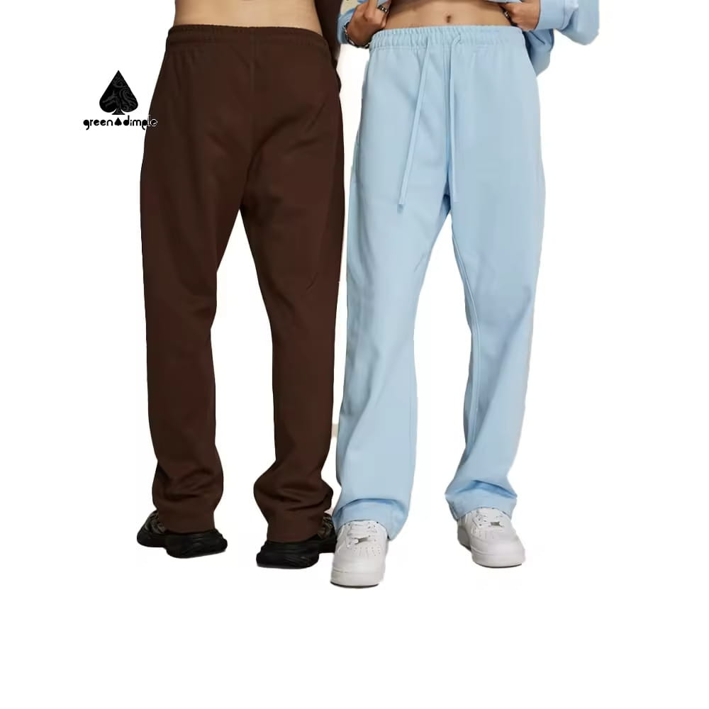 fit of oversized sweatpants french terry relaxed streetwear silhouette