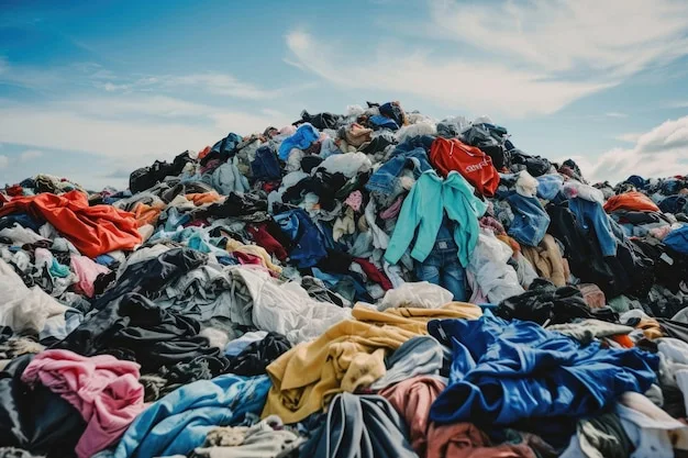Recycling clothes as part of sustainable fashion